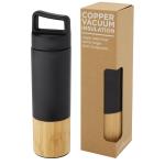 Torne 540 ml copper vacuum insulated stainless steel bottle with bamboo outer wall 