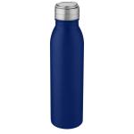 Harper 700 ml Sportflasche aus Edelstahl mit Metallschlaufe Mittelblau