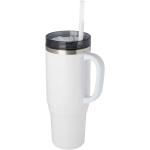 Melbourne 1200 ml RCS certified insulated tumbler with straw White