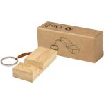 Bosona bamboo phone holder with keychain Timber