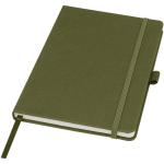 Honua A5 recycled paper notebook with recycled PET cover Forest green