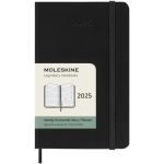 Moleskine horizontal hard cover 12 month PK weekly planner Black