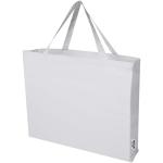 Odessa 220 g/m² GRS recycled cotton large tote bag White