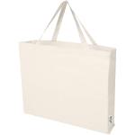 Odessa 220 g/m² GRS recycled cotton large tote bag Nature