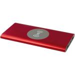 Juice 8000 mAh Type-C recycled aluminium wireless power bank Red