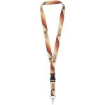 Bucks Sublimation Lanyard mit Schnappverschluss, schwarz/weiss Schwarz/weiss | 10mm