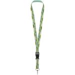 Bucks Sublimation Lanyard mit Schnappverschluss aus recyceltem PET Kunststoff 