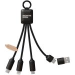 SCX.design C13 15W 5-in-1 Ladekabel Schwarz