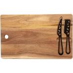 SCX.design K06 cheese board and knives set Timber