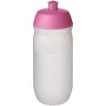 HydroFlex™ Clear 500 ml squeezy sport bottle, pink Pink,transparent