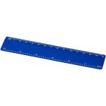 Renzo 15 cm plastic ruler Aztec blue