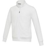 Galena unisex Aware™ recycled full zip sweater, white White | XS