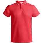 Tamil short sleeve kids sports polo, red/white Red/white | 4