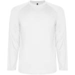 Montecarlo Langarm-Sport-Shirt für Kinder, weiß Weiß | 4