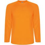 Montecarlo Langarm-Sport-Shirt für Kinder, Fluor Orange Fluor Orange | 4