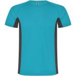 Shanghai short sleeve kids sports t-shirt, turquoise, dark lead Turquoise, dark lead | 4