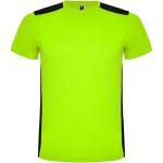 Detroit short sleeve kids sports t-shirt, lime,black Lime,black | 4