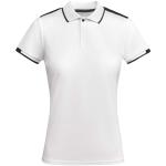 Tamil short sleeve women's sports polo, white/black White/black | L