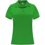 Monzha short sleeve women's sports polo, fern green Fern green | L