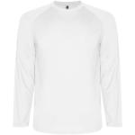 Montecarlo long sleeve men's sports t-shirt, white White | L