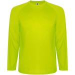 Montecarlo long sleeve men's sports t-shirt, yellow Yellow | L