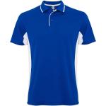 Montmelo short sleeve unisex sports polo, dark blue Dark blue | L