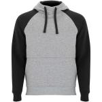 Badet unisex two-tone hoodie, graphite Graphite | XS