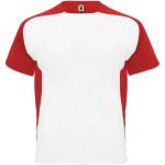 Bugatti T-Shirt Unisex aus recyceltem Material, weiß/rot Weiß/rot | L