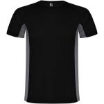 Shanghai short sleeve men's sports t-shirt, black Black | L