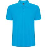 Pegaso Premium short sleeve men's polo, turqoise Turqoise | L