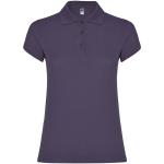 Star short sleeve women's polo, lilac Lilac | L