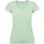 Victoria short sleeve women's v-neck t-shirt, mist green Mist green | L