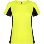 Shanghai short sleeve women's sports t-shirt, yellow Yellow | L