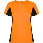 Shanghai short sleeve women's sports t-shirt, orange Orange | L