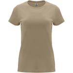 Capri short sleeve women's t-shirt, sand Sand | 3XL