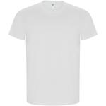 Golden short sleeve men's t-shirt, white White | L
