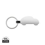 XD Collection RCS recycled zinc alloy car keyring Silver