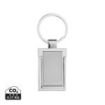 XD Collection RSC recycled zinc alloy phone stand keychain Silver