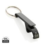 XD Collection RCS recycled aluminum bottle and can opener Black