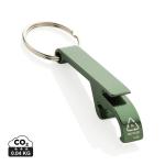 XD Collection RCS recycled aluminum bottle and can opener Green