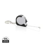 XD Collection MeasureMate RCS reycled ABS 1 meter tape keychain White