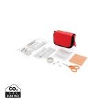 XD Collection First aid set in pouch Red