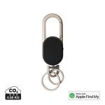 XD Collection Keyfinder keychain with worldwide locating and USB C Black/silver