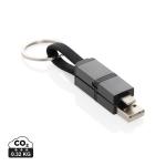 XD Xclusive Terra recycled aluminum 4 in 1 60W fast charging cable Convoy grey