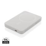 XD Collection Magnetix RCS recycled plastic 5000 mah magnetic powerbank White