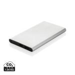 XD Collection 4.000mAh Type-C Powerbank aus RCS recyeltem ABS & Aluminium Silber