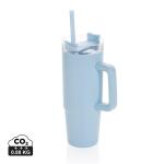 XD Collection Tana Becher aus RCS recyceltem Kunststoff mit Griff 900ml Hellblau