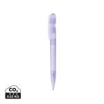 XD Collection Devin transparenter Stift aus GRS zertifiziertem rABS Lila