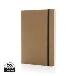 XD Collection Craftstone A5 recycled kraft and stonepaper notebook Brown