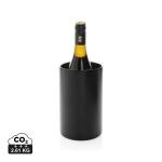 XD Collection Vino RCS certified recycled stainless steel wine bucket Black